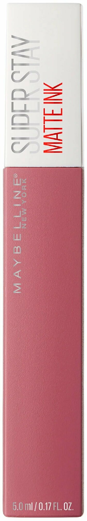 Maybelline New York Super Stay Matte Ink жидкая помада для губ суперстойкая матовая, оттенок 15, Lover