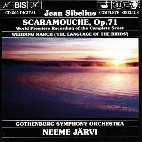 AUDIO CD Sibelius - Scaramouche / Neeme Jä audio cd sibelius encore neeme jä