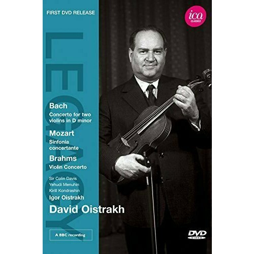 BACH, J.S: Concerto for 2 Violins / MOZART, W.A: Sinfonia concertante / BRAHMS, J: Violin Concerto (D. and I. Oistrakh) oistrakh david in recital 1965