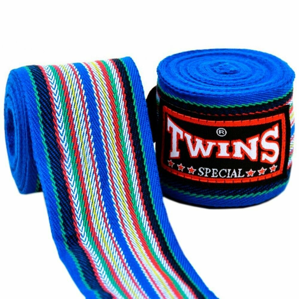 Бинты боксерские Twins CH2 синие — фото 1