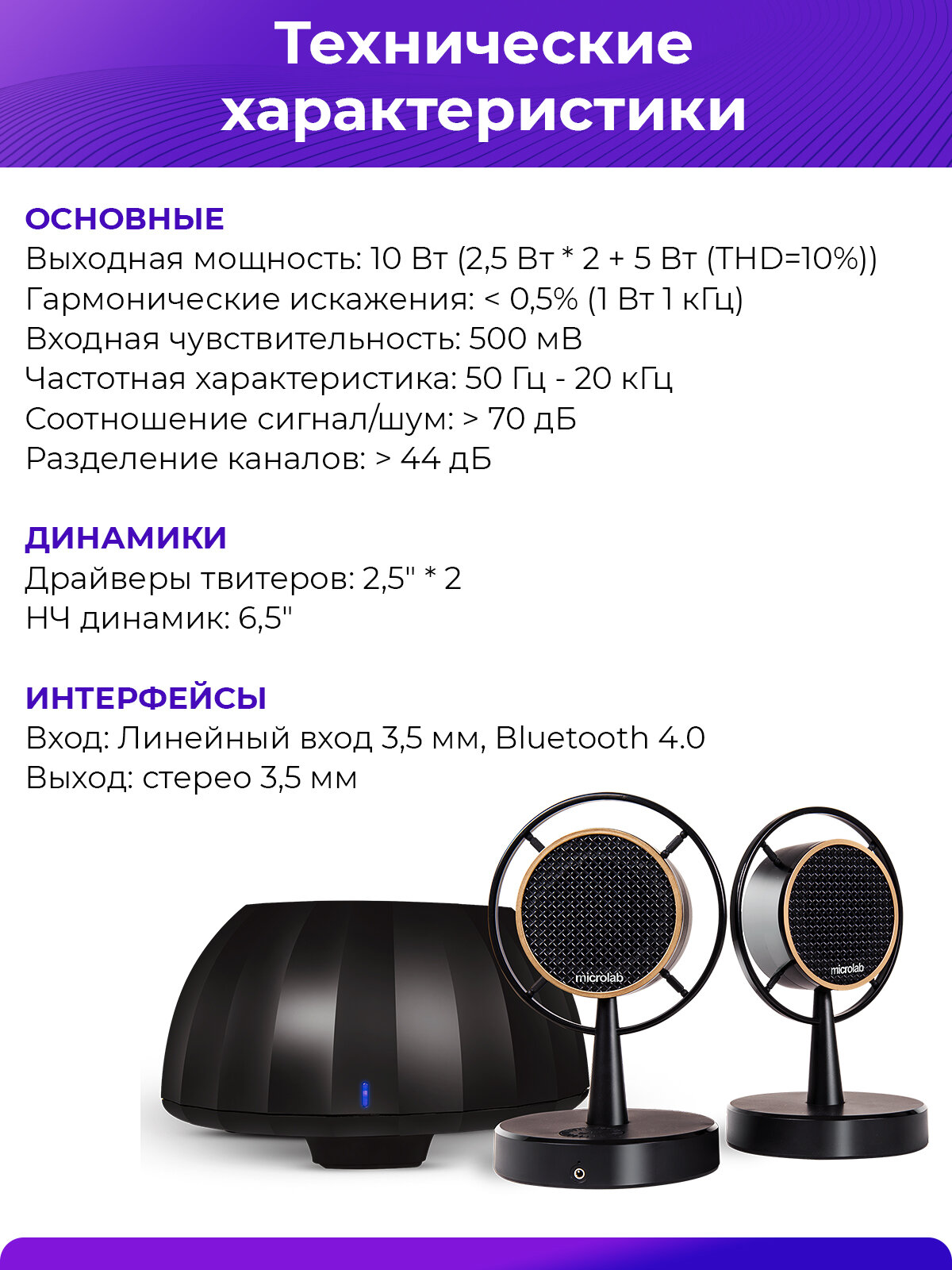 Сателлит Microlab Micmusic 21