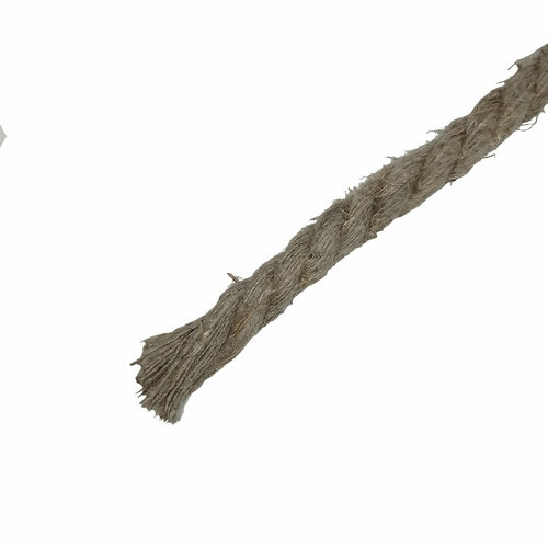 Веревка льнопеньковая Сибшнур 8 мм цвет коричневый, 20 м/уп.
