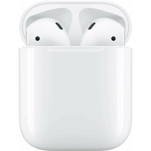 Наушники Apple AirPods 2 A2032 A2031 A1602 with Charging Case Bluetooth вкладыши белый mv7n2cha 3509700₽