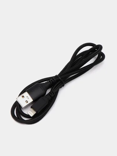 Кабель Borofone BX54 USB - Lightning 1m Black 6931474745798 - фото №4