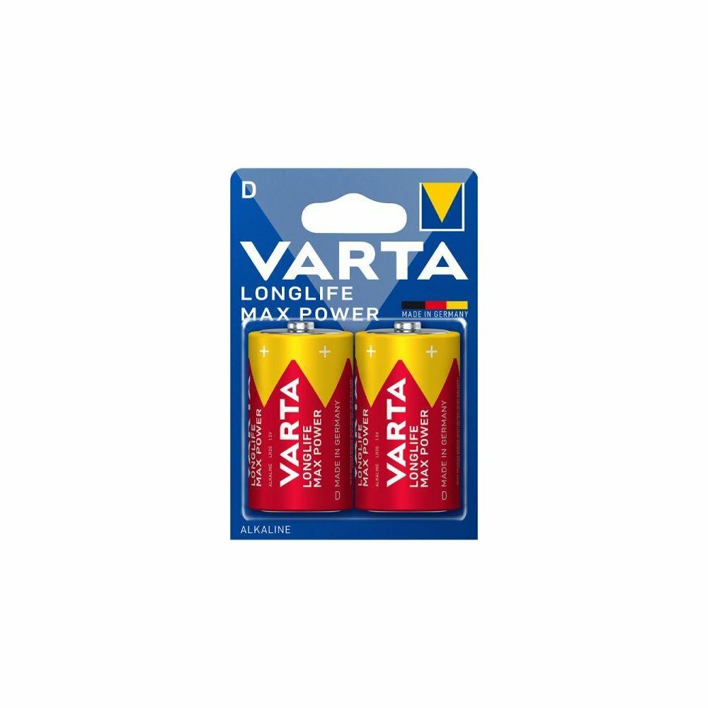 батарейка VARTA LONGLIFE MAX POWER D блистер 2шт - фото №12