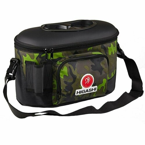 Кан рыболовный Higashi Live Bait Box 7,5л Green Camo кан рыболовный higashi live bait box 4 5л silver