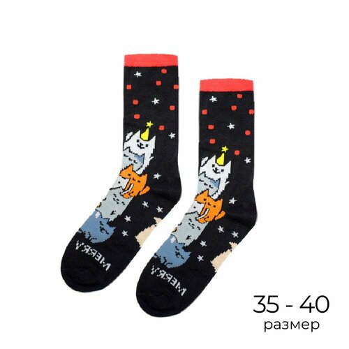 Носки Good Socks, размер 23;24;25, черный носки good socks размер 23 24 25 красный оранжевый