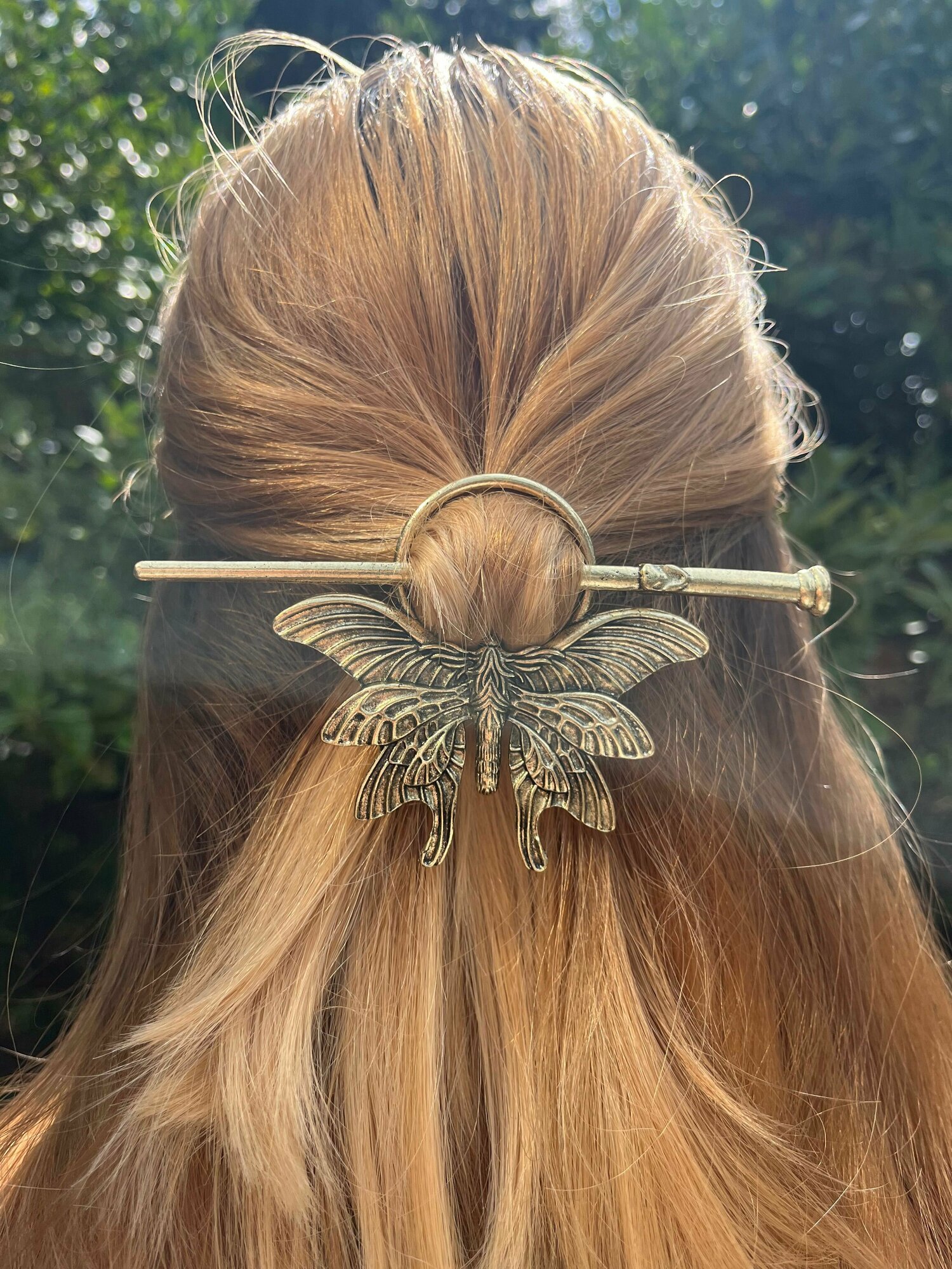 Заколка-шпилька для волос бабочка