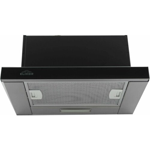 Встраиваемая вытяжка Elikor Интегра Glass 45Н-400-В2Д управление кнопочное нержавеющая стальстекло черное 943434 998300₽