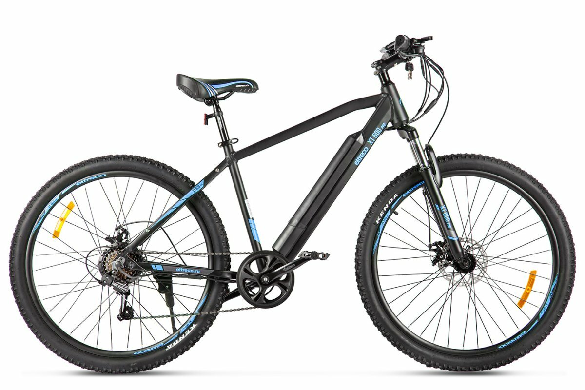 Электровелосипед 27,5 Eltreco XT 600 Pro Черно-синий
