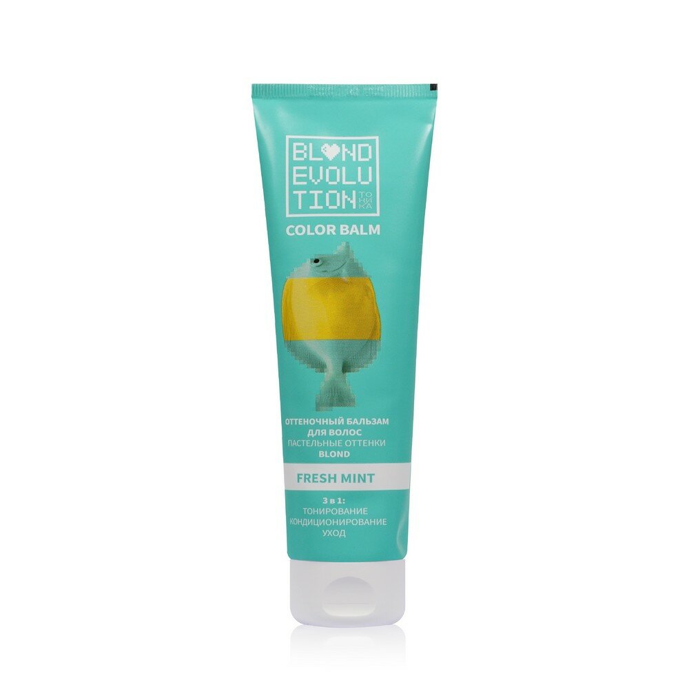 Бальзам оттеночный для волос Тоника Fresh mint мятный, 125 мл - фото №2