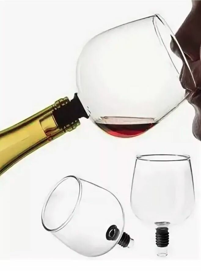 фото Бокал-пробка для бутылки вина