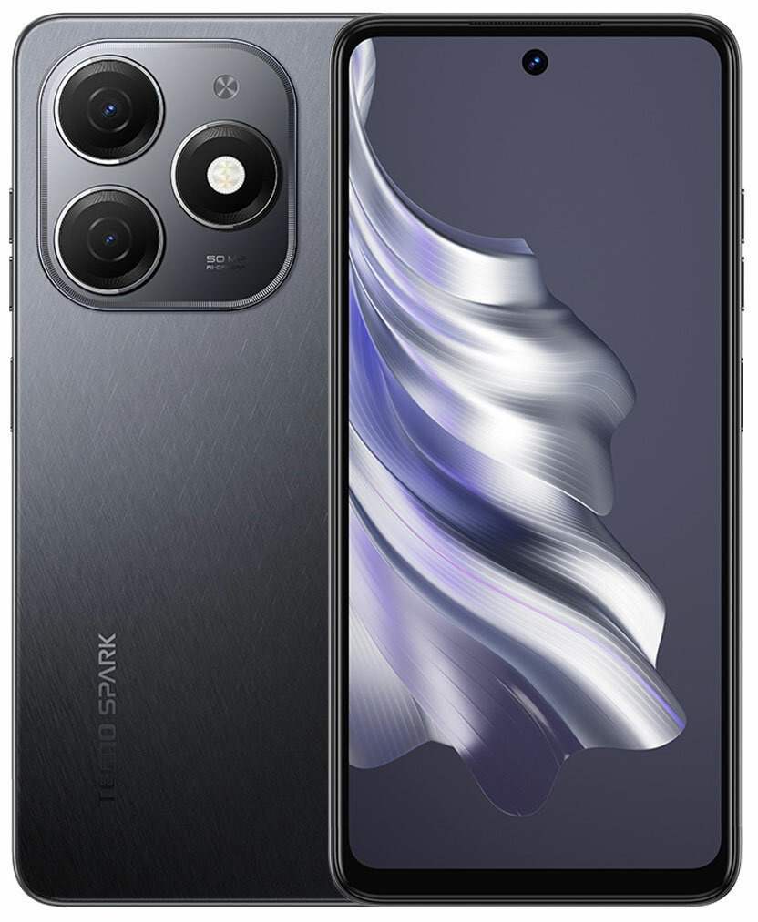 Смартфон Tecno Spark 20 (8+256) черный