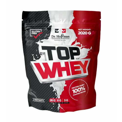 Протеин сывороточный Dr.Hoffman Top Whey 2020 г (Клубника)