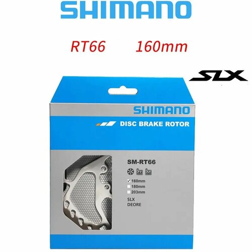 фото Ротор дискового тормоза 160мм shimano slx sm-rt66-s