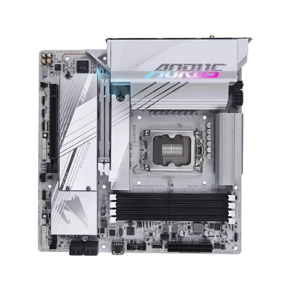 Материнская плата Gigabyte B760M GAMING X AX, Soc-1700, Intel B760, mATX - фото №6