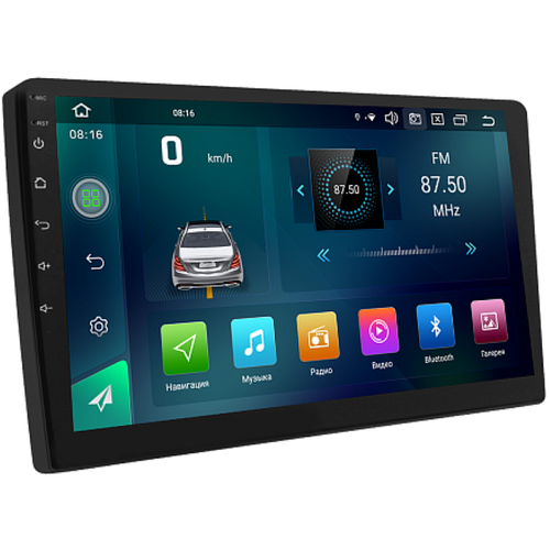 фото 2din usb-магнитола acv ad-9004 на android 11, 9"