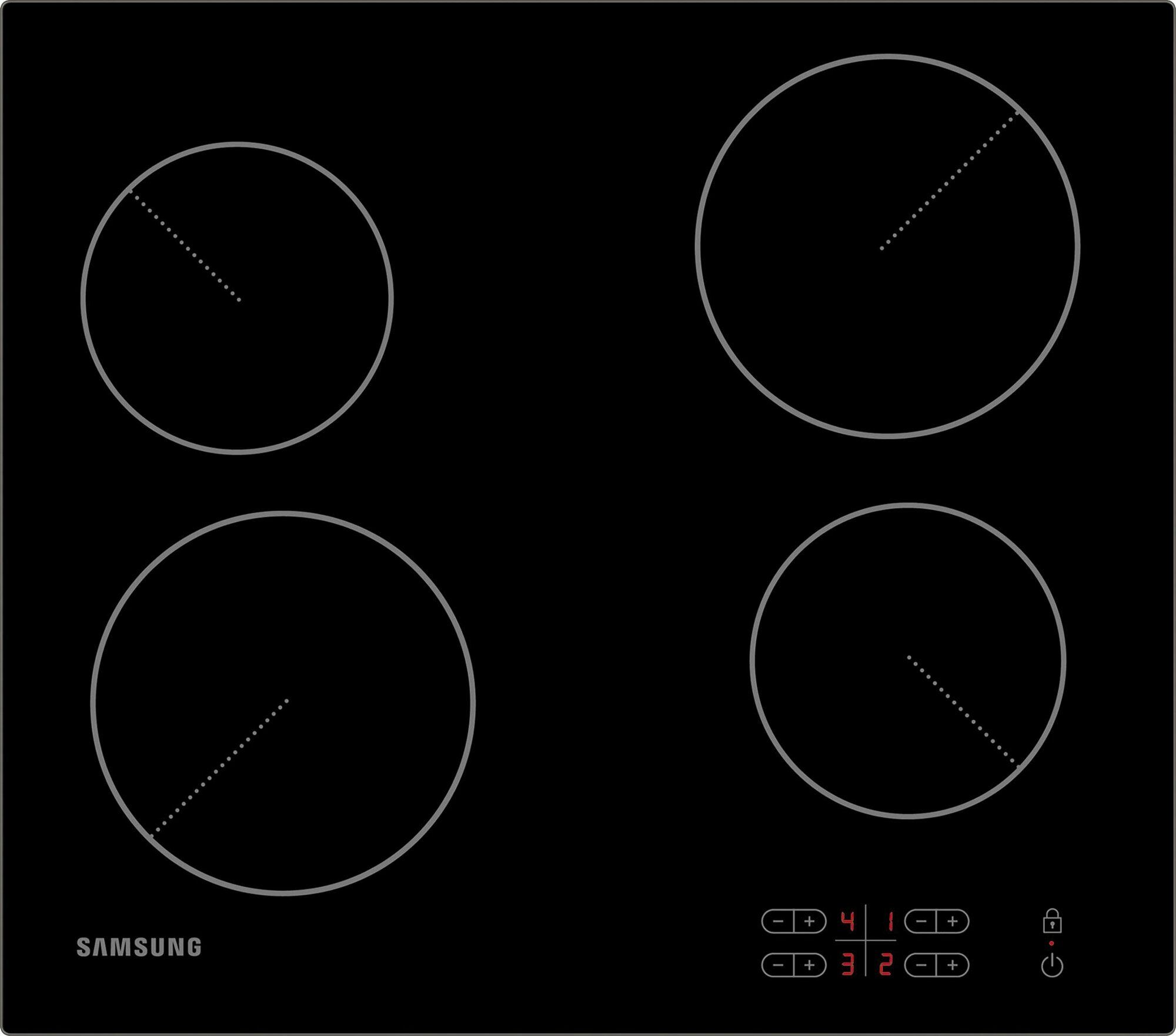 Встраиваемая электрическая панель SAMSUNG NZ64T3506AK/WT