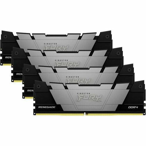 Оперативная память Kingston FURY Renegade 16 ГБ x 2 шт DDR4 3200 МГц DIMM CL16 черный KF432C16RB12K232 35182₽