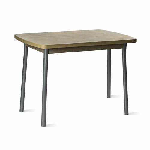 Стол кухонный гранд.4 1000 (Пикард - металлик). Стол для кухни обеденный на металлических ножках (№2.1)
