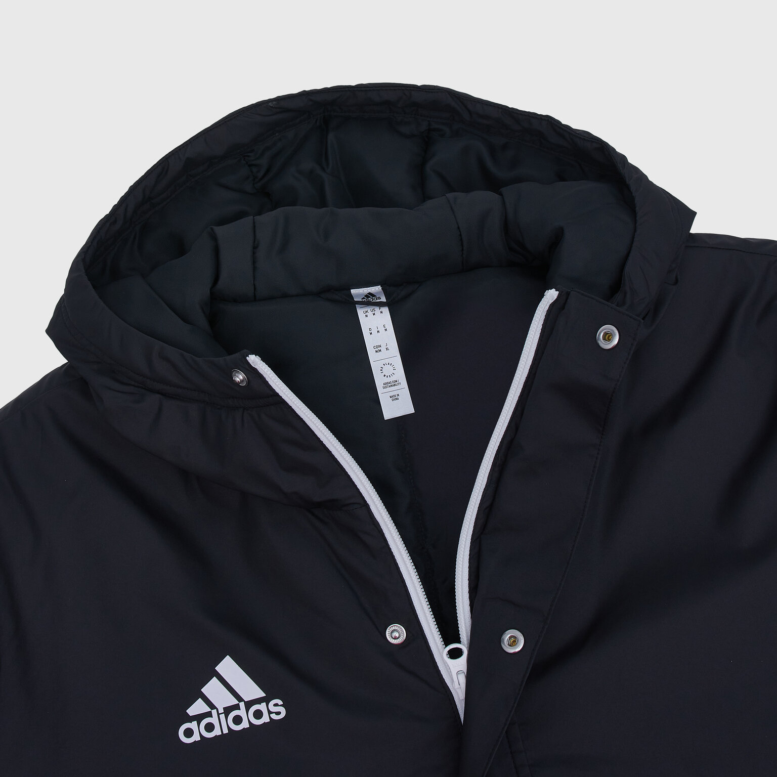 Куртка adidas, размер M, черный — фото 1
