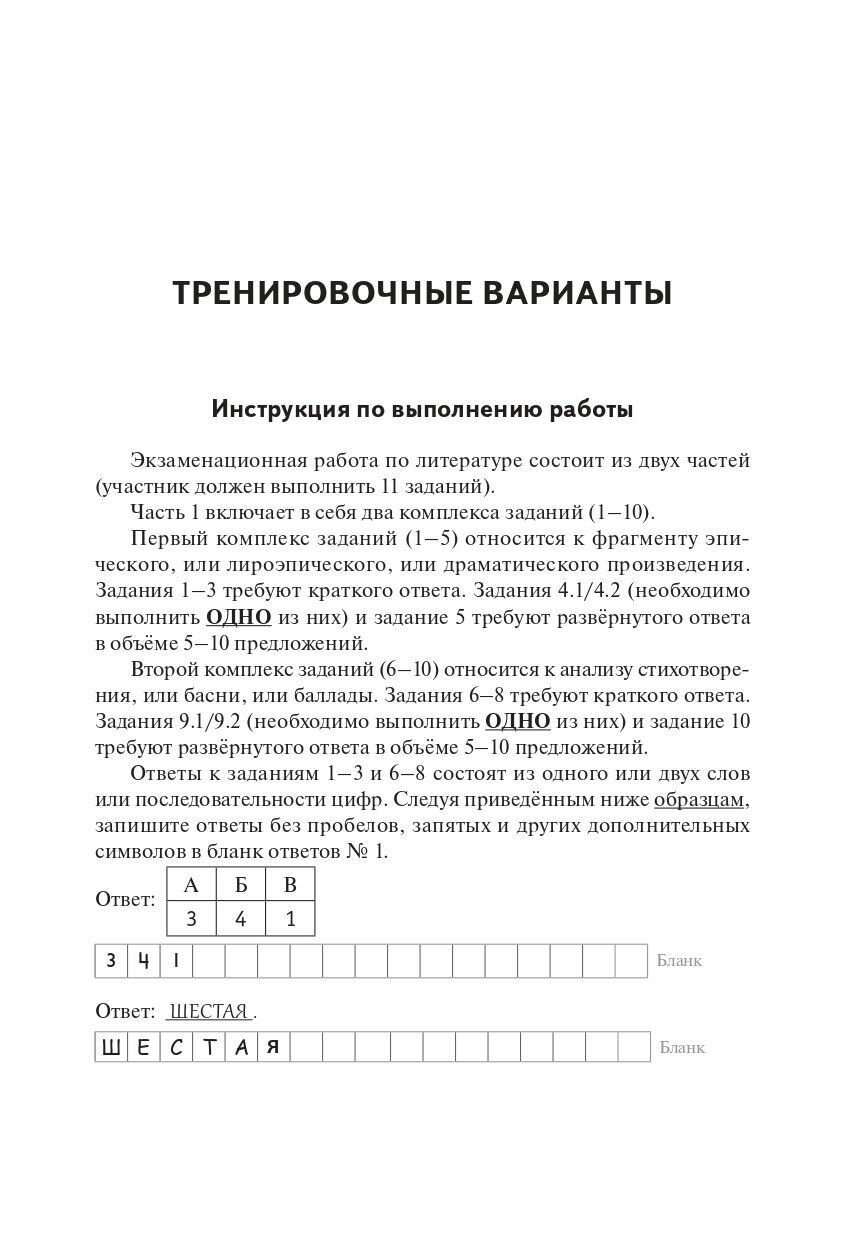 Литература. Подготовка к ЕГЭ-2024. 20 тренировочных вариантов по демоверсии 2024 года - фото №15