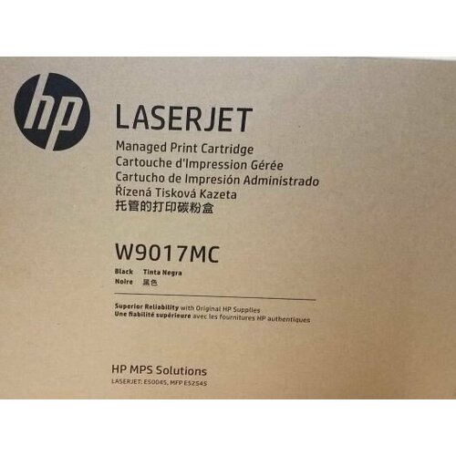 Картридж для печати HP Картридж HP W9017MC вид печати лазерный, цвет Черный, емкость