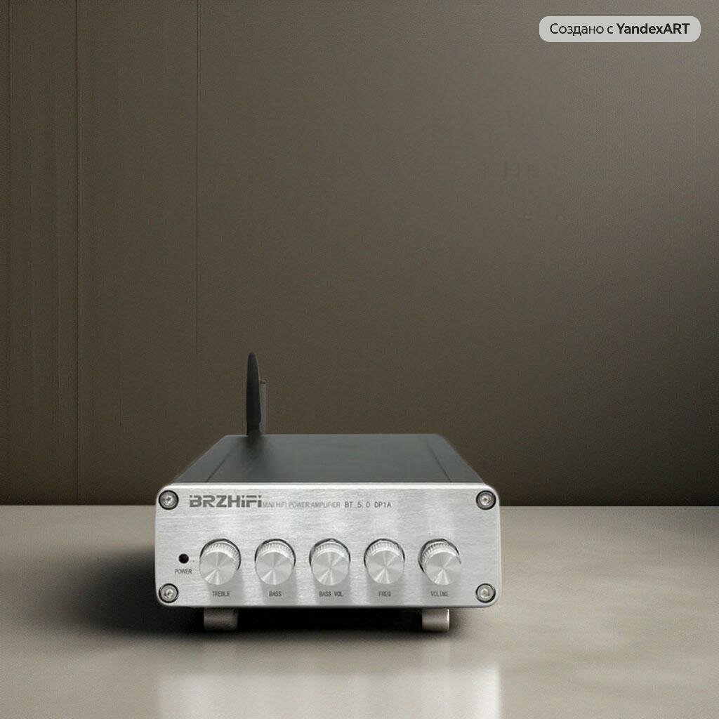 Усилитель мощности BRZ HiFi с темброблоком, BT5 и питанием в комплекте — фото 6