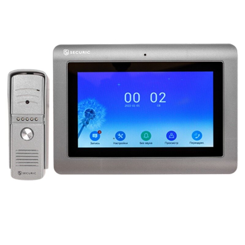 Комплект видеодомофона Securic Smart Full HD 7" сенсорный