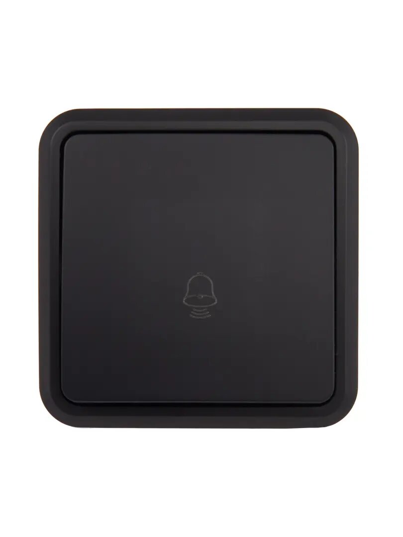 фото Кнопка для дверного звонка проводная Lexman First цвет черный