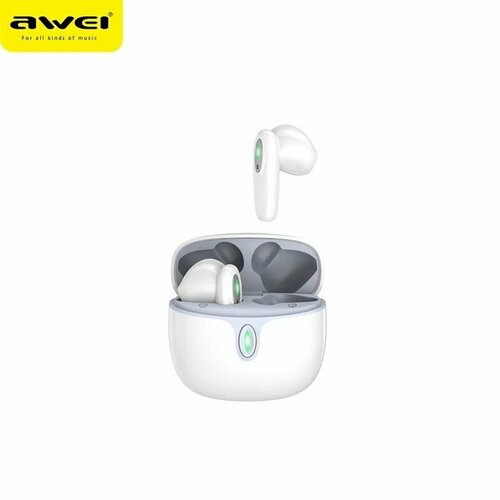 Беспроводные наушники Awei T39 Bluetooth 53 белый 147300₽