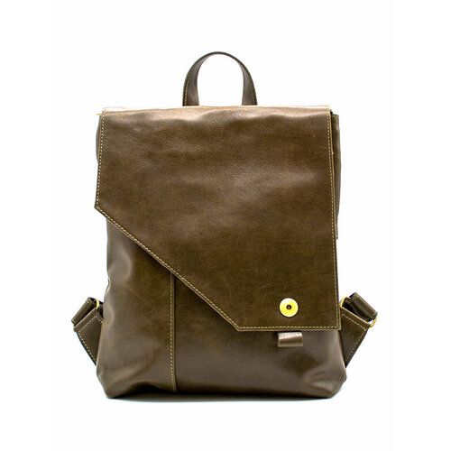фото Рюкзак эклектикарт, фактура гладкая, хаки, коричневый