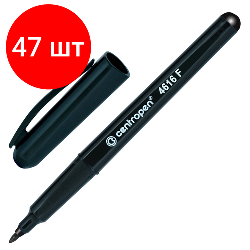 фритюрница ariete 4616 б0056049 Комплект 47 шт, Маркер для CD и DVD черный CENTROPEN, трехгранная форма захвата, тонкий, 0.6 мм, 4616, 6 4616 0112