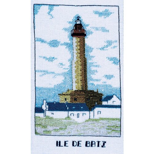 Набор для вышивания Le Bonheur Des Dames Phare Ile De Batz Маяк Иль До Бац, 10,5х17,5 см (ND. BD.1982) набор для вышивания phare “ile vierge” маяк иль вьерж
