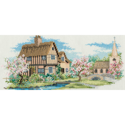 набор для вышивания blossom lane Набор для вышивания Derwentwater Designs Blossom Lane, 33х14,5 см (ND. DD. LAN07)