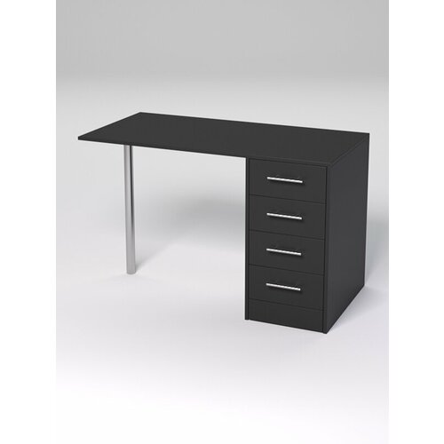 Компьютерный стол "МЕНЕДЖЕР" №46, Черный 120 x 60 x 75 см
