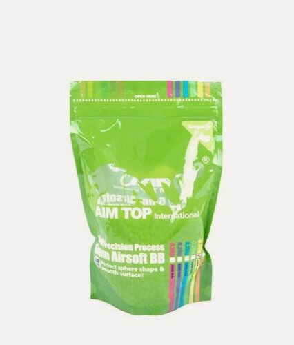 Изображение товара Шары AimTop 0.30гр. биоразлагаемые, зелёные трассирующие 3300шт (BO-30G33)