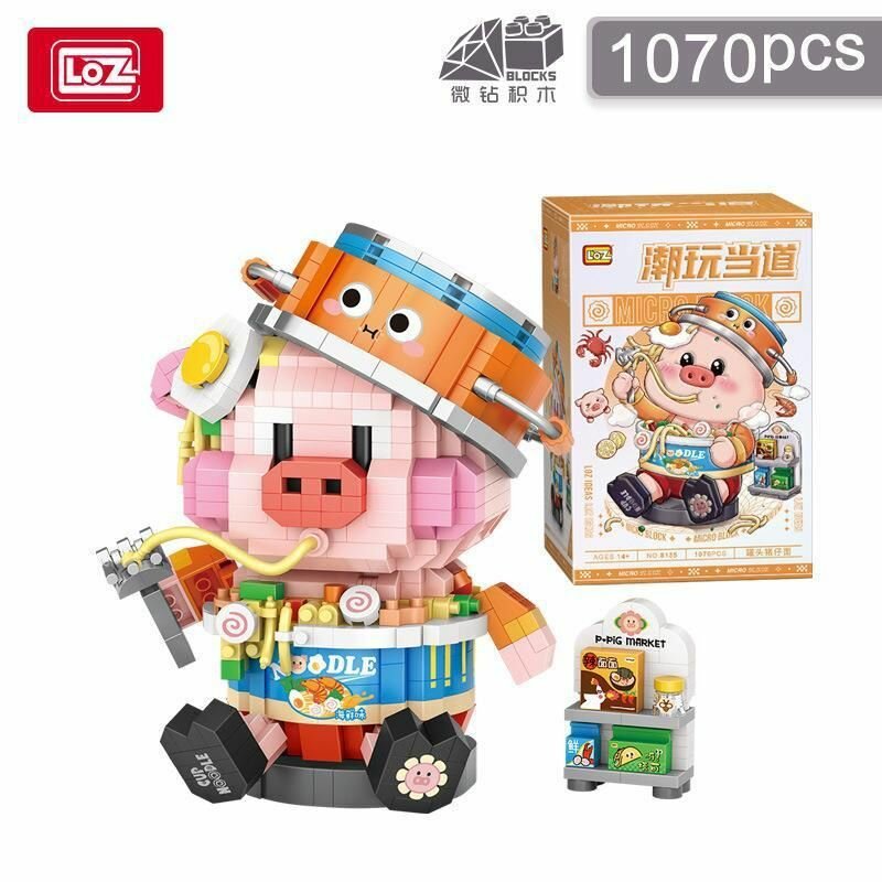 фото LOZ 8135_MK Свинка с каструлькой