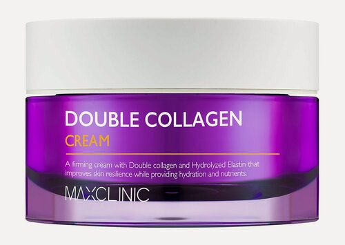 Изображение товара MAXCLINIC Double Collagen Cream Крем антивозрастной с низкомолекулярным коллагеном укрепляющий, 50 г