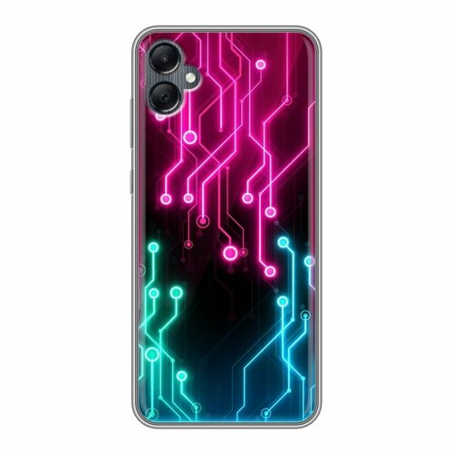 Дизайнерский силиконовый чехол для Самсунг А05 / Samsung Galaxy A05 чехол накладка силиконовый для телефона samsung galaxy a05 s противоударный матовый бордовый темно розовый