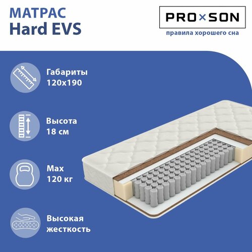 Спальный матрас Hard EVS, 195х120 см