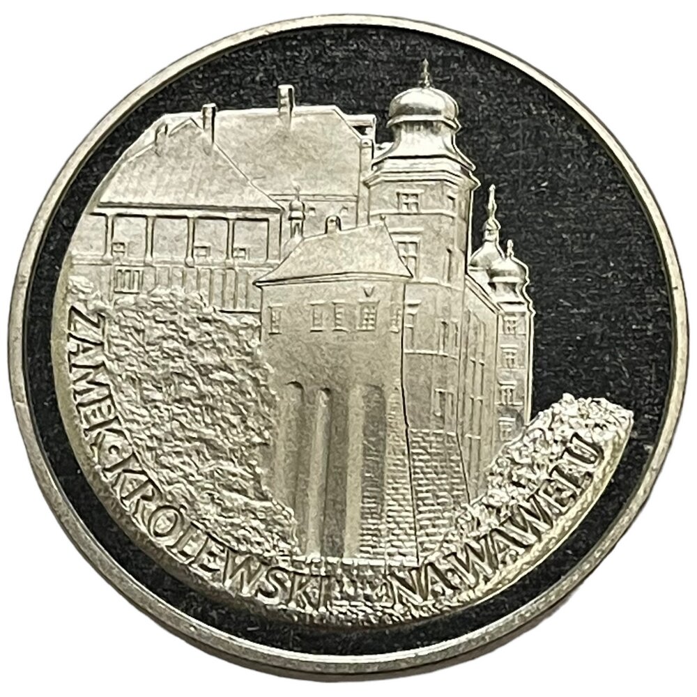 Польша 100 злотых 1977 г. (Королевский замок на Вавеле) (Proof)