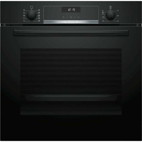 Электрический духовой шкаф Bosch HBG5370B0 черный объем 71 л самоочистка EcoClean 7 режимов нагрева 10 автоматических программ 9324500₽
