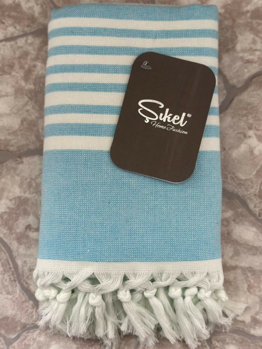 фото Sikel Полотенце Sultan цвет: синий (50х90 см)