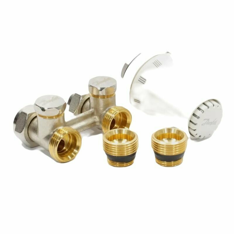 фото Клапан термостатический 1/2"-3/4", PN10, Danfoss RLV-KS/RAE, прямой термостатический