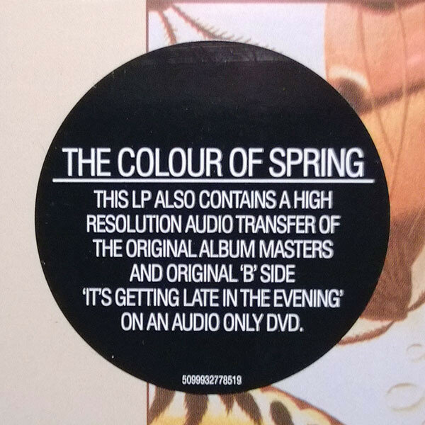 Talk Talk Talk Talk - The Colour Of Spring (lp+dvd) Parlophone - фото №6