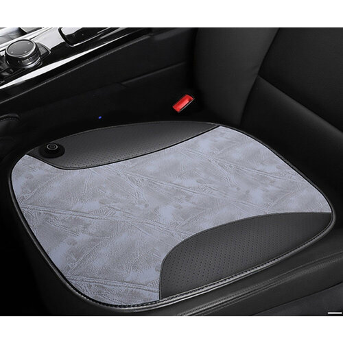 Накидка с подогревом на сиденье автомобиля греющая подушка Цвет Темно-синий 2299₽