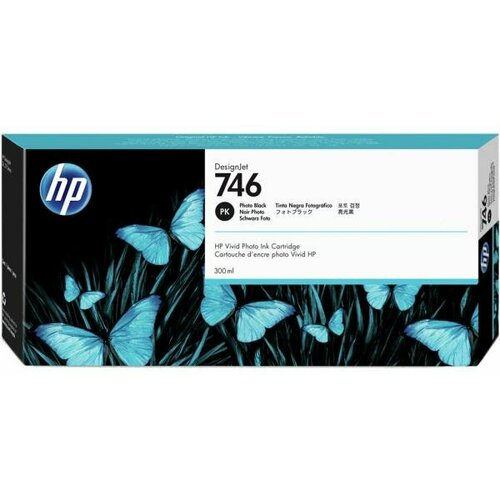 HP 746 300-ml Photo Black Ink Cartridge hp 746 300 ml cyan ink cartridge