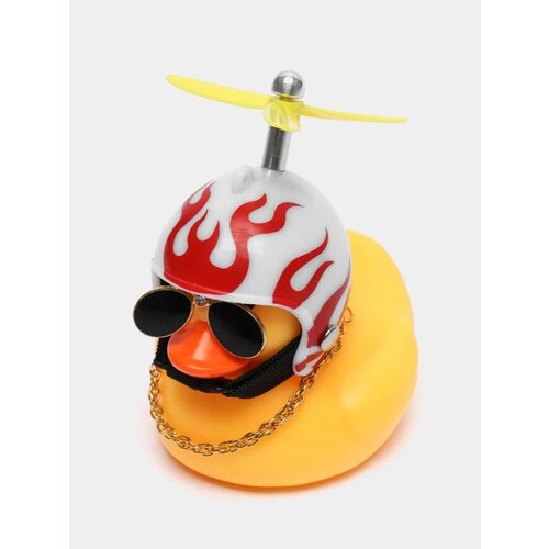 Игрушка Утка в шлеме и очках с пропеллером в машину Цвет Рыжий 799₽