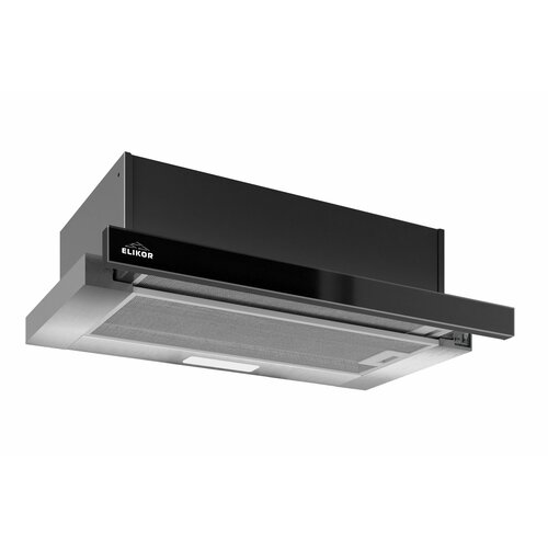 Кухонная вытяжка Elikor Интегра GLASS 50Н-400-В2Д нержстекло черное 859000₽
